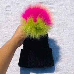 KIDS-43 C.C Exclusives Solid Ribbed Kids Beanie Hat with Faux Fur Pom KIDS-2061 KIDS-43 C.C Exclusives Solid Ribbed Kids Beanie Hat with Faux Fur Pom KIDS-2061
